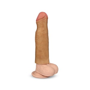 Насадка на пенис Revolutionary Silicone Nature Extender мулат плюс 6 см Насадка на пенис Revolutionary Silicone Nature Extender мулат плюс 6 см (иной угол)