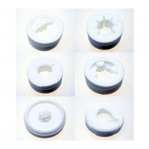 Мастурбатор в колбе разборный Heps Otris голубой (иной угол)