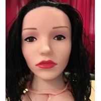 Кукла для секса с вибрацией рыжая 3D Face Love Doll