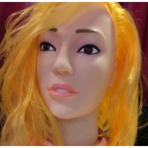 Кукла шатенка для секса с вибрацией 3D Face Love Doll
