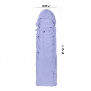 Насадка на пенис пурпурная Penis Sleeve (иной угол)