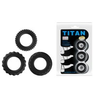 Набор из трёх разных эрекционных колец Titan