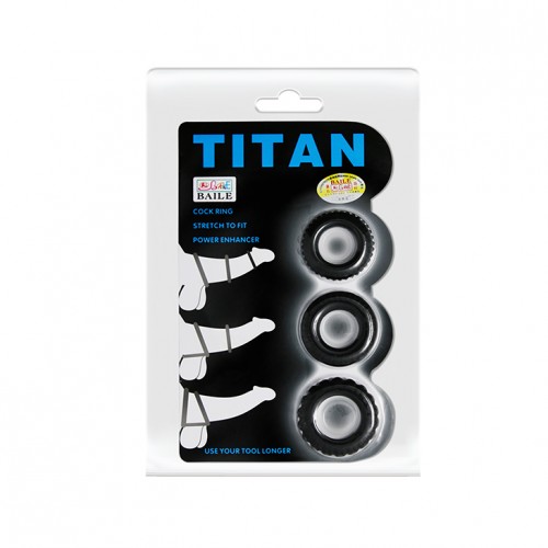 Набор из трёх разных эрекционных колец Titan