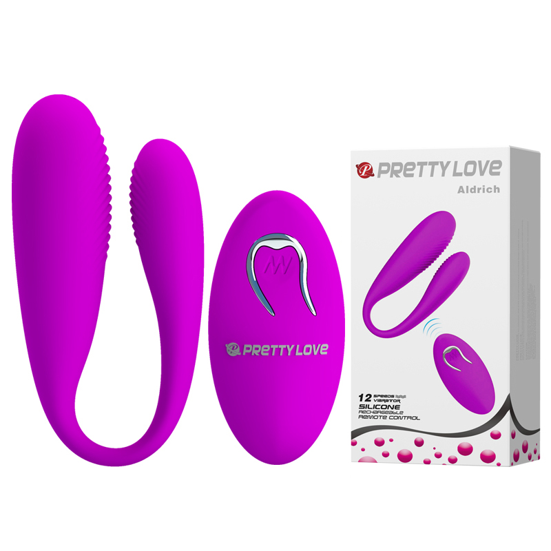 Вибратор для двоих с дистанционным управлением Pretty Love Aldrich