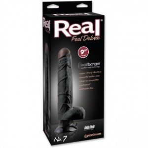 Вибратор на присоске Real Feel Deluxe No.7 Black