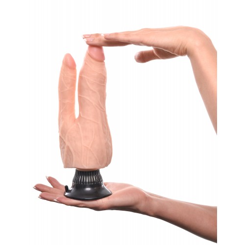 Фаллоимитатор двойной с вибрацией Real Feel Deluxe No.8 Flesh