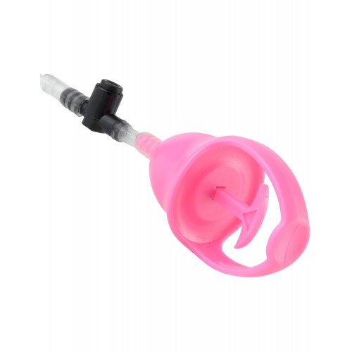 Вакуумная помпа вагинальная с вибрацией FF Vibrating Mini Pussy Pump
