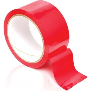 Бондажная лента FF Pleasure Tape-Red Бондажная лента FF Pleasure Tape-Red (иной угол)