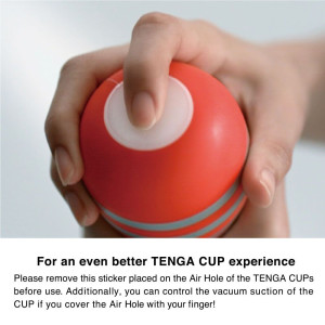 Мастурбатор Tenga Air Cushion с эффектом вакуума, SOFT, белый (иной угол)