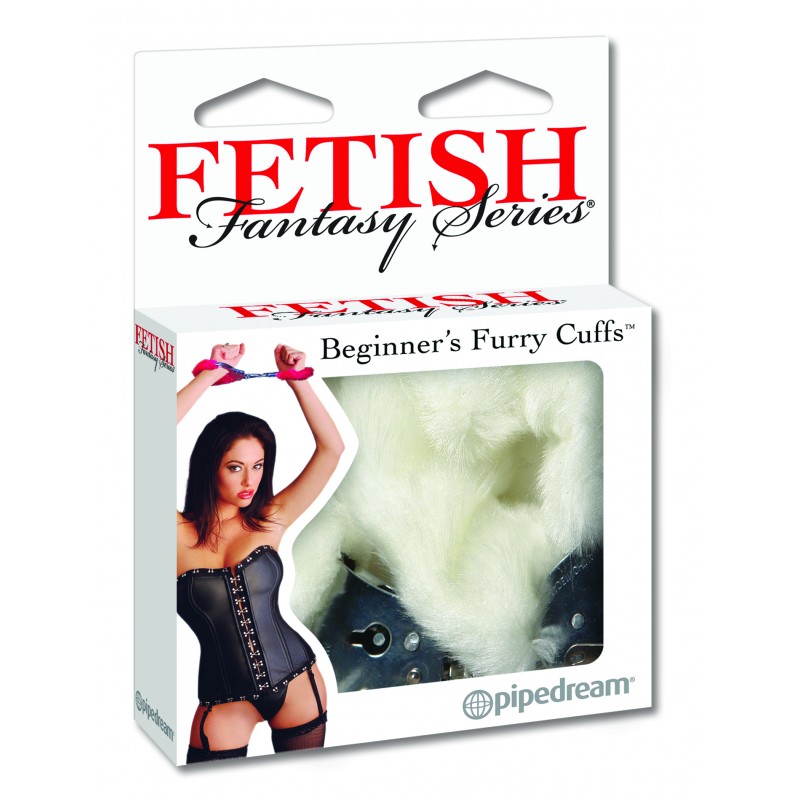 Наручники с мехом FF Beginners Furry Cuffs-White