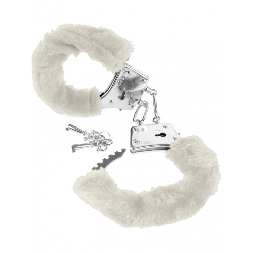 Наручники с мехом FF Beginners Furry Cuffs-White