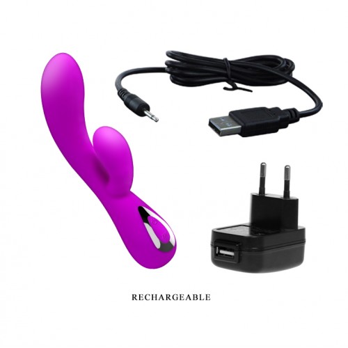 Перезаряжаемый вибратор Pretty Love Honey с Bluetooth