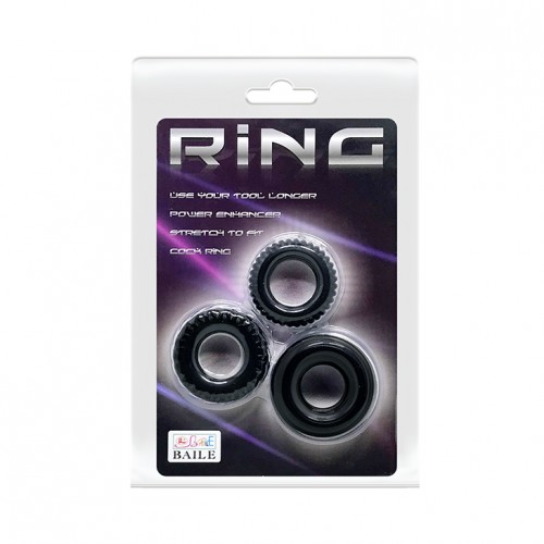 Набор из трёх разных эрекционных колец Ring