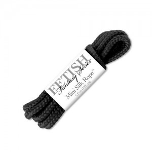 Бондажная верёвка FF Mini Silk Rope черная