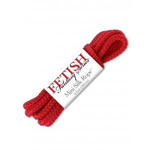 Бондажная верёвка FF Mini Silk Rope красная