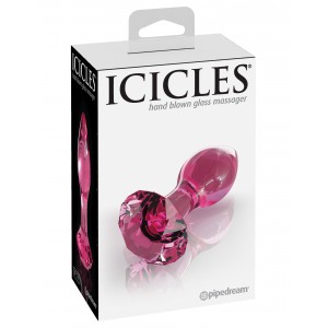 Анальная пробка из стекла Icicles №79