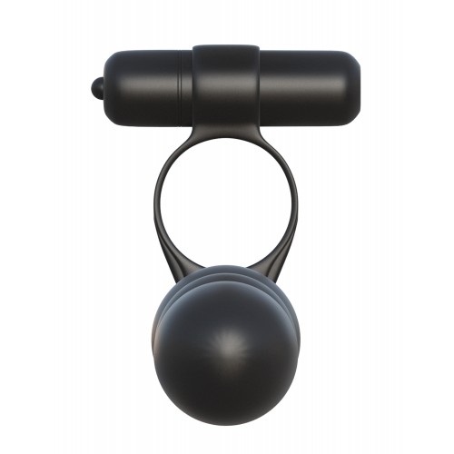 Вибро-кольцо для двойного проникновения Fantasy C-Ringz Posable Partner Double Penetrator