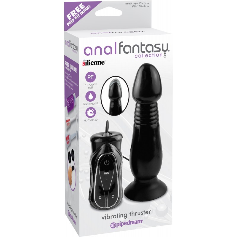 Фаллос с вибрацией и поступательными движениями AFC Mini Silicone Plug