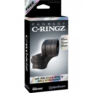 Кольцо на пенис и утяжка на мошонку Fantasy C-Ringz Mr. Big Cock Ring and Ball Stretcher Кольцо на пенис и утяжка на мошонку Fantasy C-Ringz Mr. Big Cock Ring and Ball Stretcher
