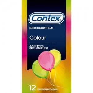 Презервативы Contex № 12 Colour разноцветные