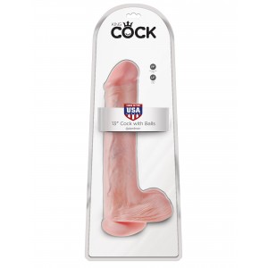 Фаллоимитатор на присоской King Cock 13 Cock with Balls