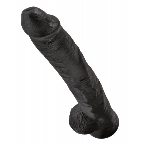 Фаллоимитатор на присоской King Cock 14 Cock with Balls черный