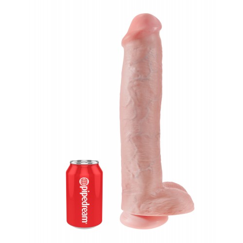Фаллоимитатор на присоской King Cock 15 Cock with Balls