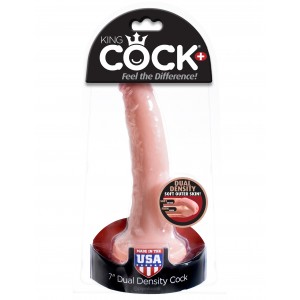 Фаллоимитатор King Cock Plus 7 in Dual Density Cock
