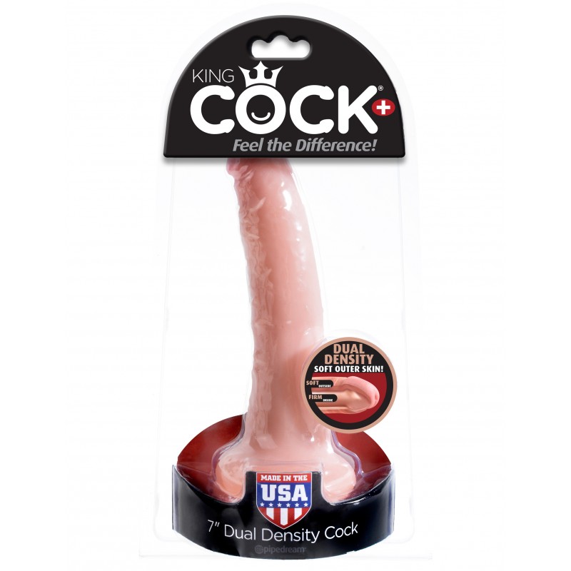 Фаллоимитатор King Cock Plus 7 in Dual Density Cock