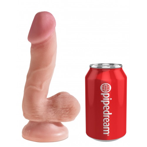 Фаллоимитатор King Cock Plus 6.5 in Dual Density Cock w/ Balls