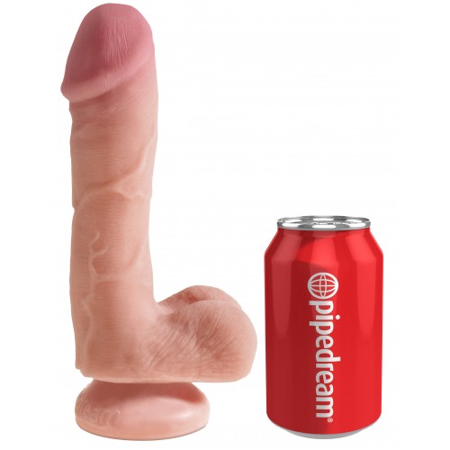 Фаллоимитатор King Cock Plus 7.5 in Dual Density Cock w/ Balls