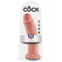 Фаллоимитатор King Cock 10 in Cock с присоской