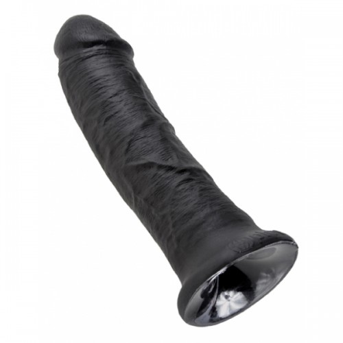 Фаллоимитатор King Cock 8 in Cock  черный с присоской