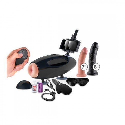 Универсальная секс-машина для двоих + пульт ДУ Fetish Fantasy черная