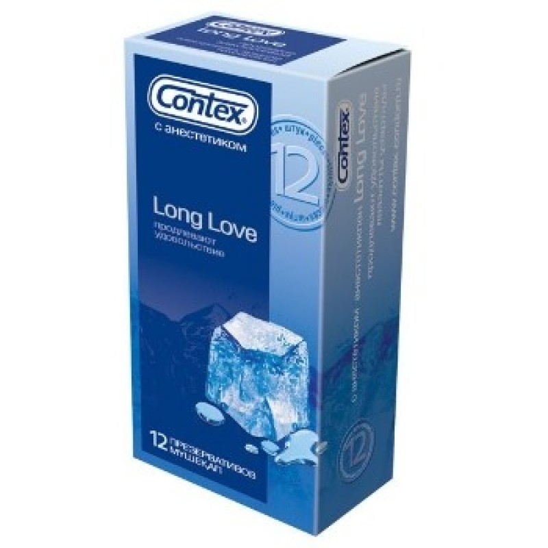 Презервативы Contex №12 Long Love с анестетиком