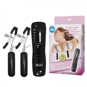 Зажимы для груди с вибро-грузиками Vibrating Nipple Clamps