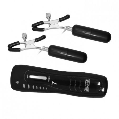 Зажимы для груди с вибро-грузиками Vibrating Nipple Clamps
