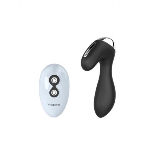 Стимулятор простаты Nalone Pro-P, Силикон, Чёрный, 20 см
