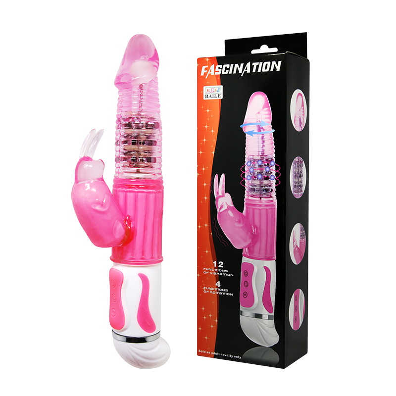 Вибратор Hi-Tech с ротацией Fascination
