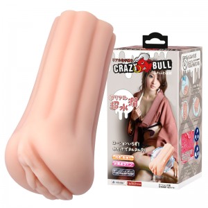 Мягкая вагина Crazy Bull с эффектом выделения смазки 