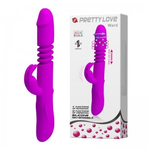 Вибратор Hi-Tech с ротацией Pretty Love Ward