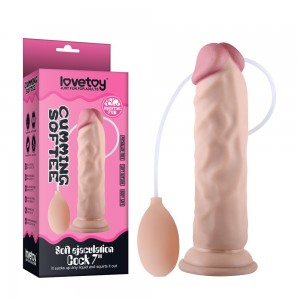 Фаллос Soft Ejaculation Cock 7 in с имитацией семяизвержения