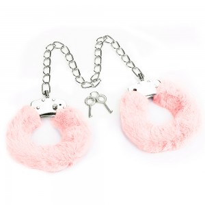 Универсальные оковы Fetish Pleasure Fluffy розовые Универсальные оковы Fetish Pleasure Fluffy розовые (иной угол)