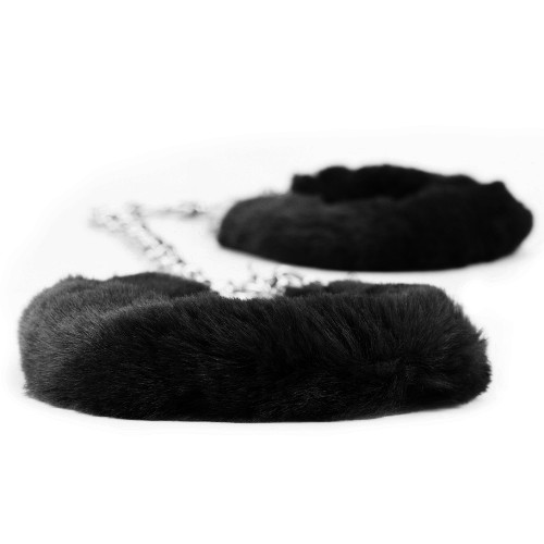 Универсальные оковы Fetish Pleasure Fluffy черные