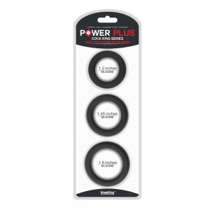 Набор из 3 эрекционных колец  Power Plus Soft Silicone Snug Ring 