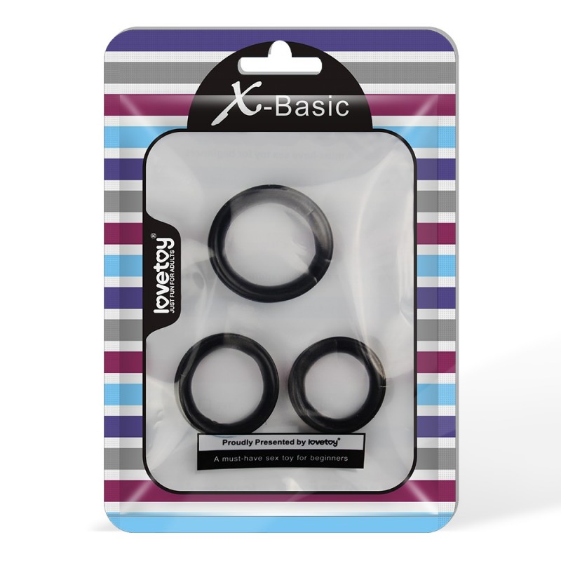 Набор колец X-Basic Chain Cockring Set