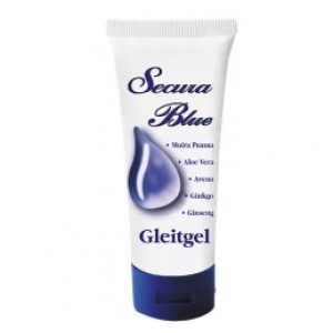 Secura Blue 200мл Возбуждающая заживляющая смазка для двоих