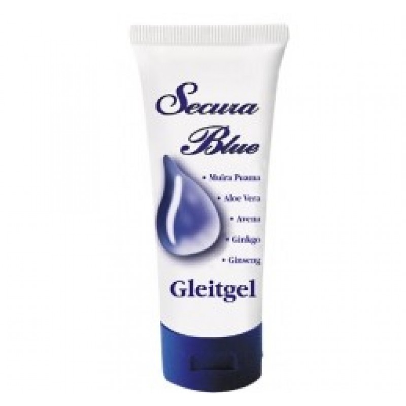 Secura Blue 200мл Возбуждающая заживляющая смазка для двоих