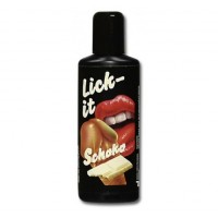 Гель ароматизированный Lick it белый шоколад 100 мл