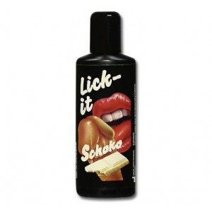 Гель ароматизированный Lick it белый шоколад 100 мл